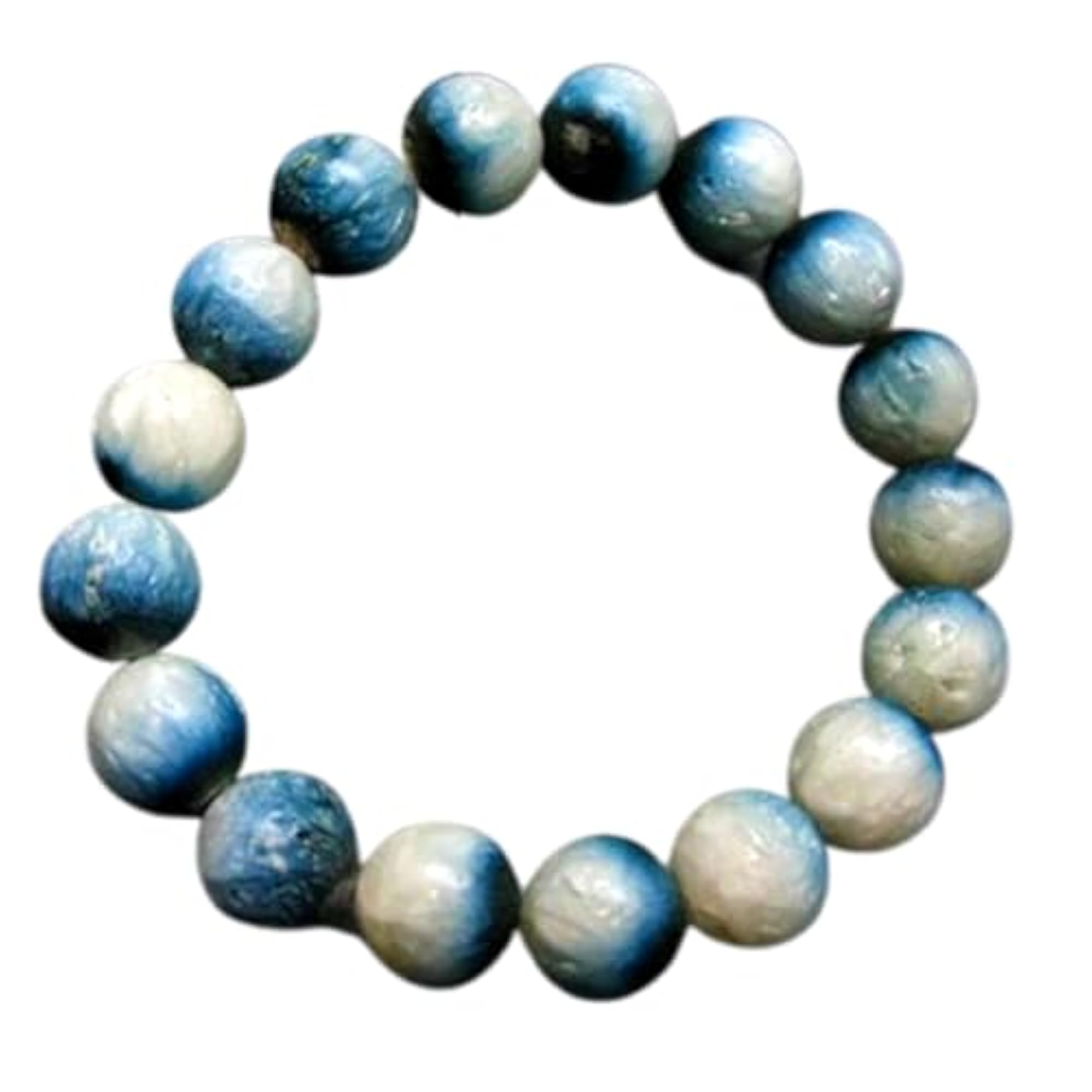 Natural Glacierite Unisex Stretchable Bracelet